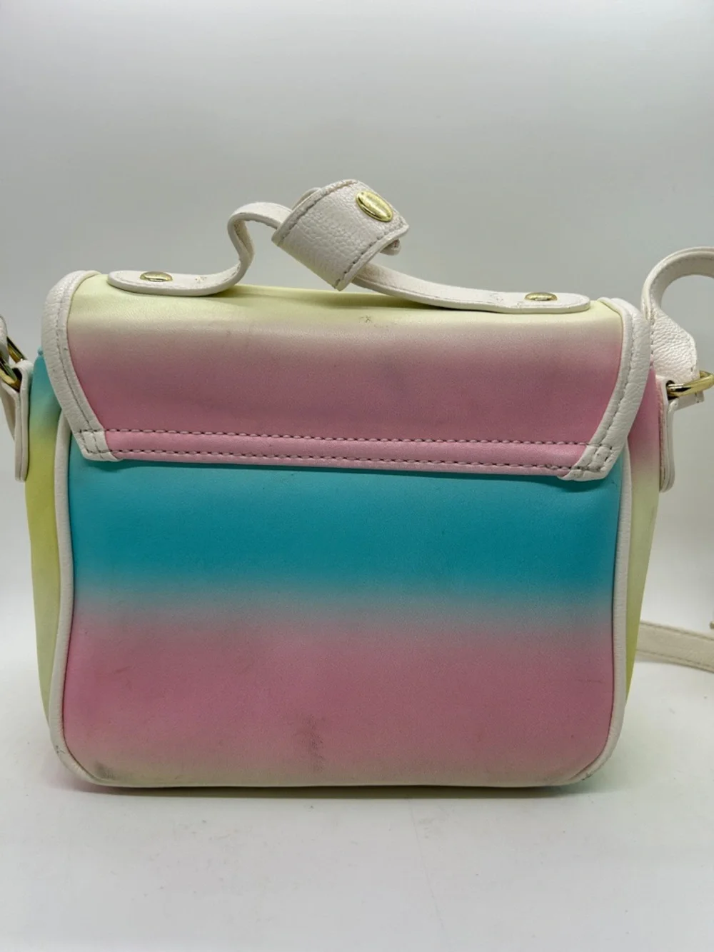 Betsey Johnson Cute Whimsical Pastel Rotary Dial Leather Crossbody Bag Purse 🌸🌸 - Picture 2 of 12